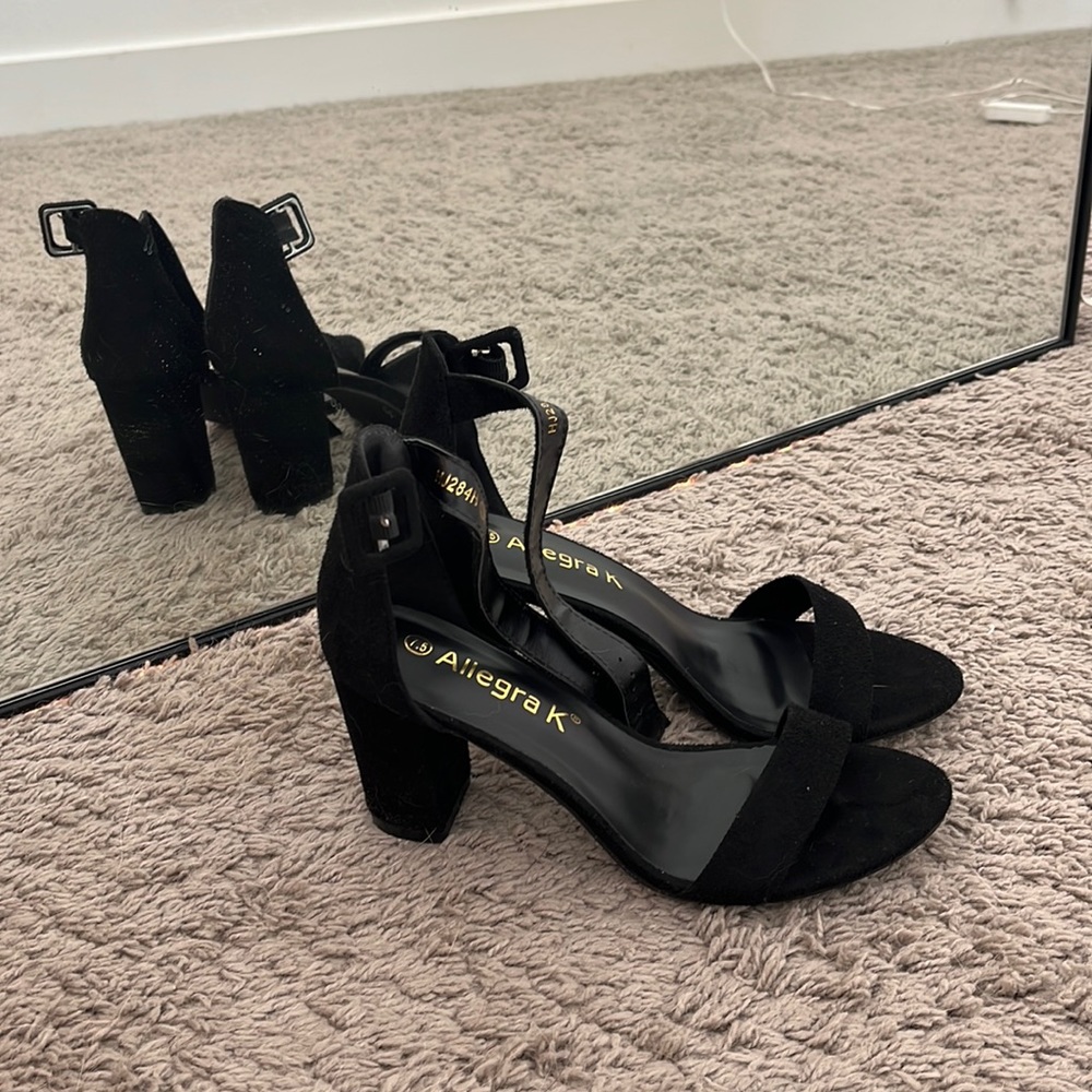 Black heels